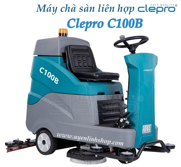 Máy chà sàn ngồi lái Clepro C100B