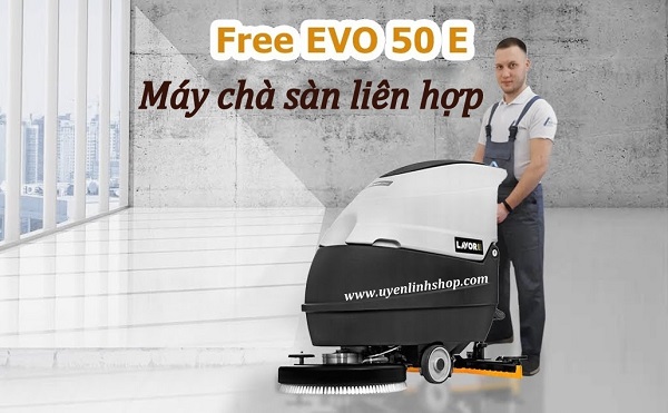 Máy chà sàn liên hợp Lavor Free Evo 50E