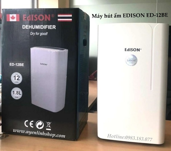 Máy hút ẩm gia đình Edison ED-12BE