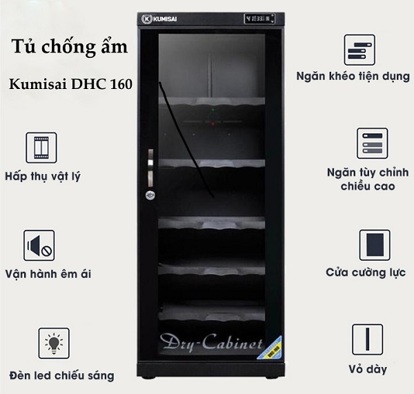 Tủ chống ẩm Kumisai DHC 200