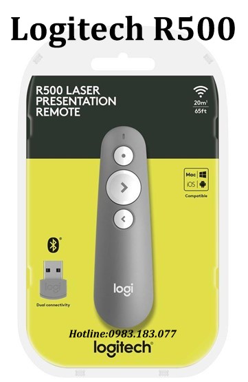 Bút trình chiếu Logitech R500 - Tia laser đỏ