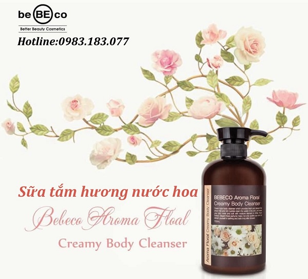 Sữa tắm Bebeco Aroma Floral Creamy Body Cleanser
