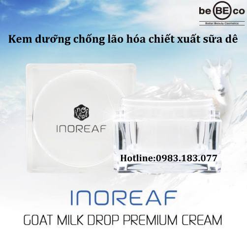 Kem dưỡng chống lão hóa Bebeco Inoreaf Goat Milk Drop Premium Cream