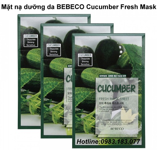 Mặt nạ dưỡng da dưa leo Bebeco Cucumber Fresh Mask