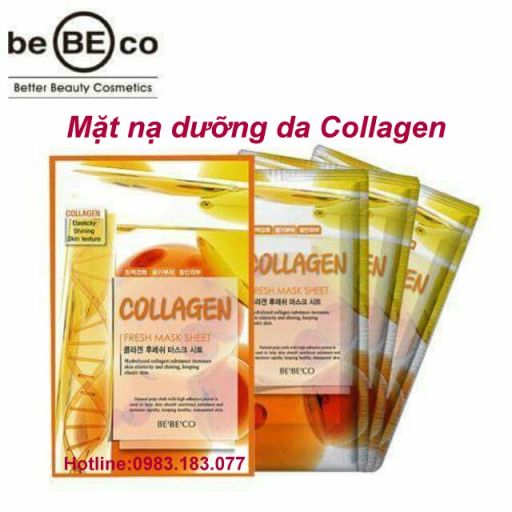 Mặt nạ dưỡng da Collagen Bebeco Collagen Fresh Mask Sheet
