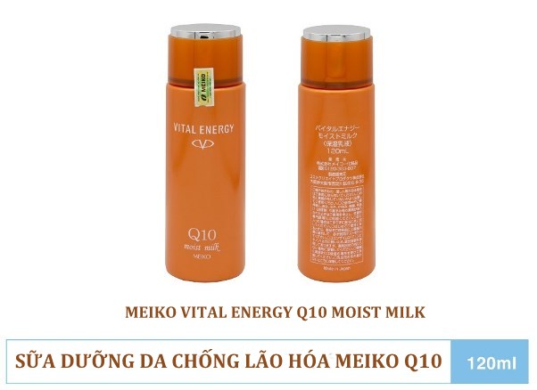Sữa dưỡng da chống lão hóa Meiko Vital Energy Q10 Moist Milk
