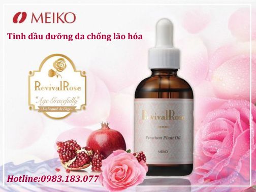 Tinh dầu hoa hồng chống lão hóa Meiko RevivalRose