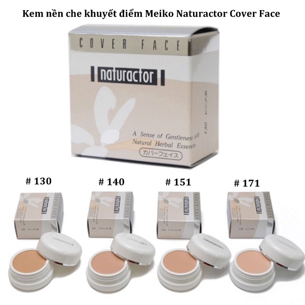 Kem nền che khuyết điểm Meiko Naturactor Cover Face