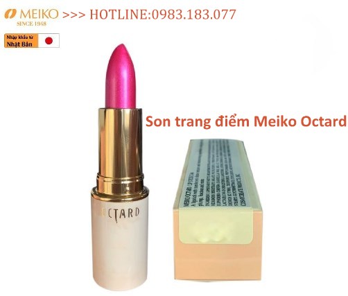 Son trang điểm dưỡng ẩm Meiko Octard Lipstick
