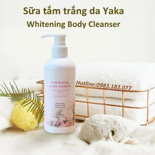 Sữa tắm trắng da Yaka Whitening Body Cleanser