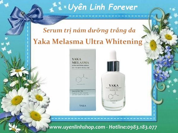 Serum trị nám dưỡng trắng da Yaka Melasma Ultra Whitening