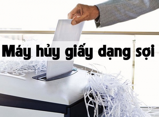 Máy hủy giấy dạng sợi là gì?