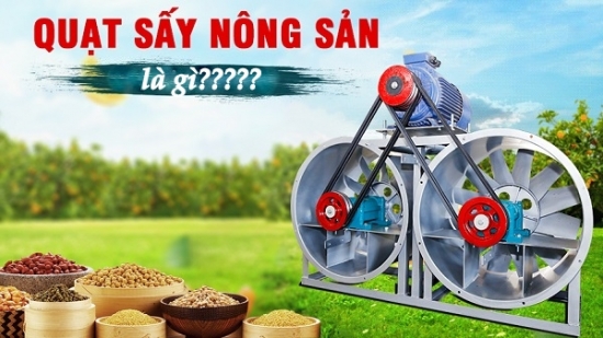 Vì sao cần sử dụng quạt sấy nông sản?