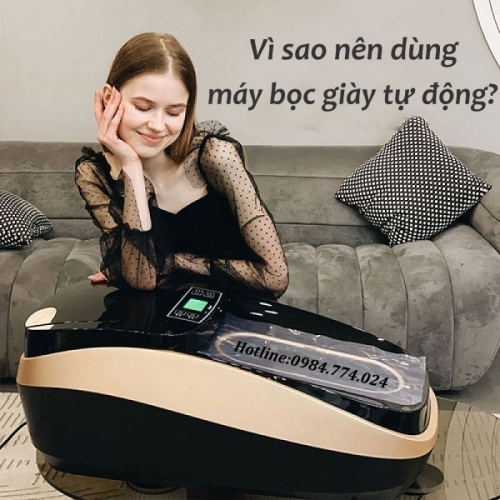 Vì sao nên dùng máy bọc giày tự động?