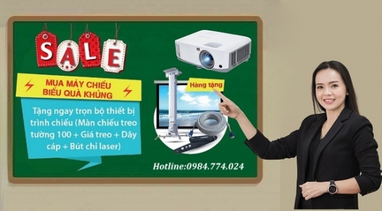 Trọn Bộ Máy Chiếu Lớp Học Viewsonic SP16