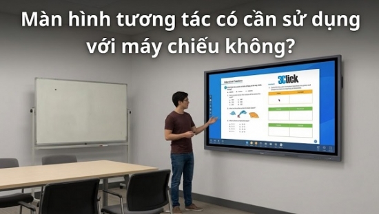 Màn Hình Tương Tác Có Cần Sử Dụng Với Máy Chiếu Không?