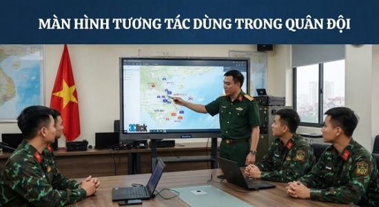 Màn hình tương tác dùng trong quân đội