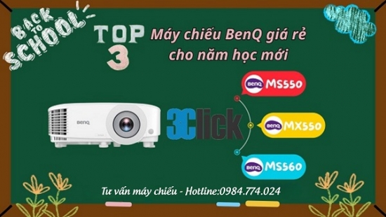 Top 3 máy chiếu BenQ giá rẻ cho năm học mới