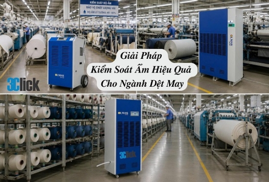 Giải Pháp Kiểm Soát Ẩm Hiệu Quả Cho Ngành Dệt May