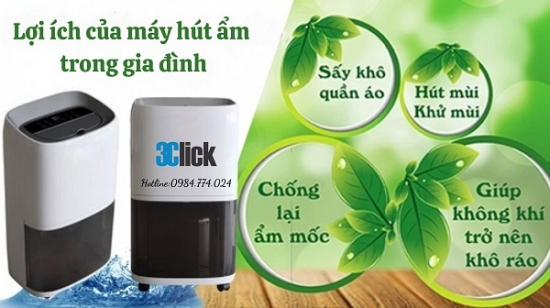 Lợi ích của máy hút ẩm trong gia đình