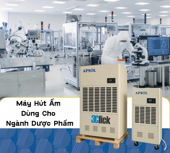 Máy Hút Ẩm Dùng Cho Ngành Dược Phẩm Chuẩn GMP