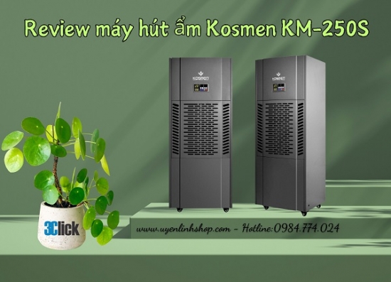 Review máy hút ẩm công nghiệp Kosmen 250 lít