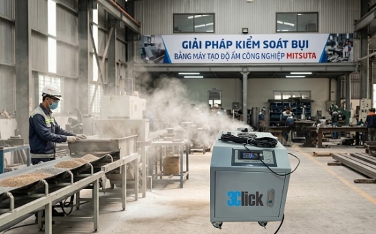 Giảm Bụi Trong Sản Xuất Với Máy Tạo Ẩm Công Nghiệp