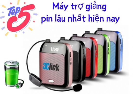 Top 5 máy trợ giảng pin lâu nhất hiện nay