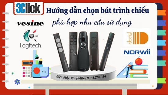 Hướng dẫn chọn bút trình chiếu phù hợp nhu cầu sử dụng