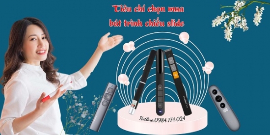 Tiêu chí chọn mua bút trình chiếu slide