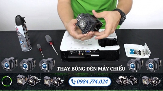 Thay bóng đèn máy chiếu lấy ngay