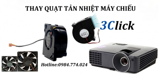 Nguyên nhân quạt máy chiếu không chạy