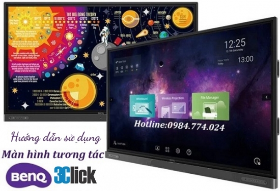 Hướng dẫn sử dụng màn hình tương tác BenQ