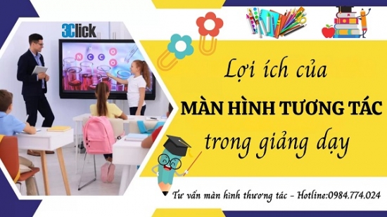 Lợi ích của màn hình tương tác trong giảng dạy
