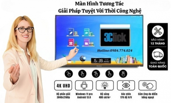 Màn Hình Tương Tác - Giải Pháp Tuyệt Vời Thời Công Nghệ