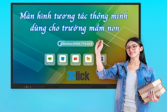 Màn hình tương tác thông minh dùng cho trường mầm non