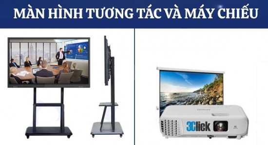 Lợi ích khi dùng màn hình tương tác thay máy chiếu