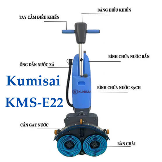 Máy chà sàn liên hợp mini Kumisai KMS-E22