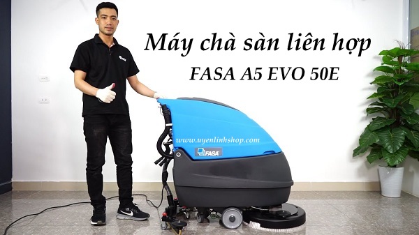 Máy chà sàn liên hợp FASA A5 EVO 50B - Dùng Ắc Quy