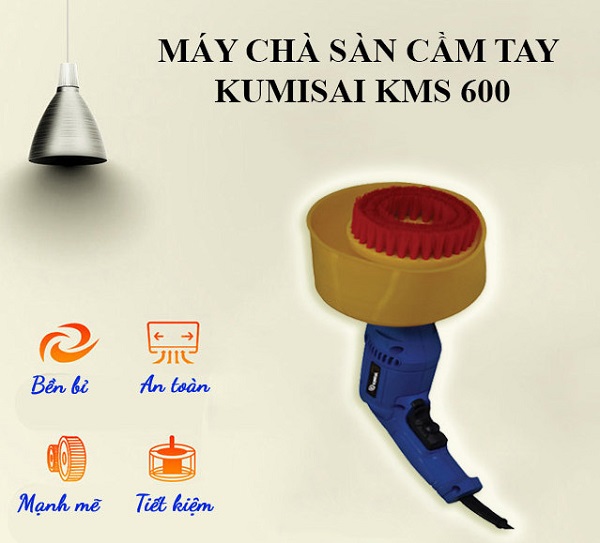Máy chà sàn cầm tay Kumisai KMS 600