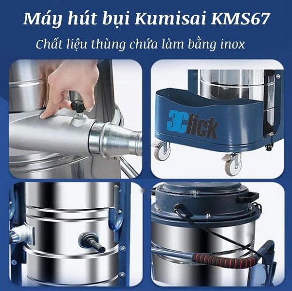 Máy hút bụi công nghiệp Kumisai KMS67