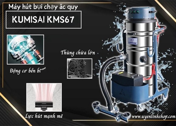 Máy hút bụi công nghiệp Kumisai KMS67