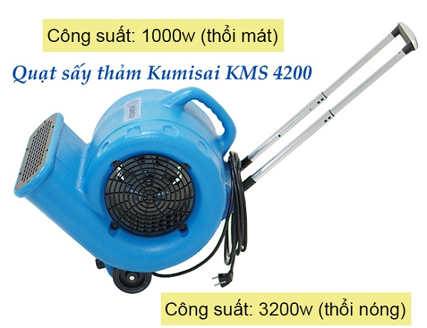 Quạt sấy thảm Kumisai KMS 4200