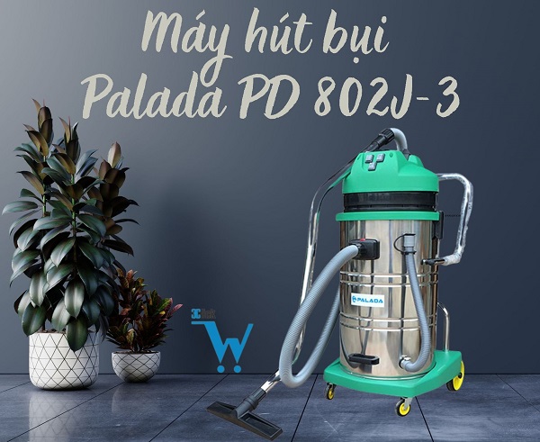 Máy hút bụi khô và ẩm Palada PD 802J-3
