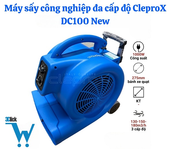 Quạt thổi thảm – sàn CleproX DC100 NEW