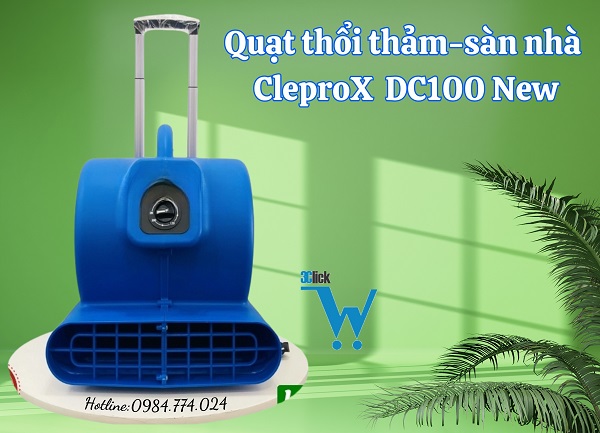 Quạt thổi thảm – sàn CleproX DC100 NEW
