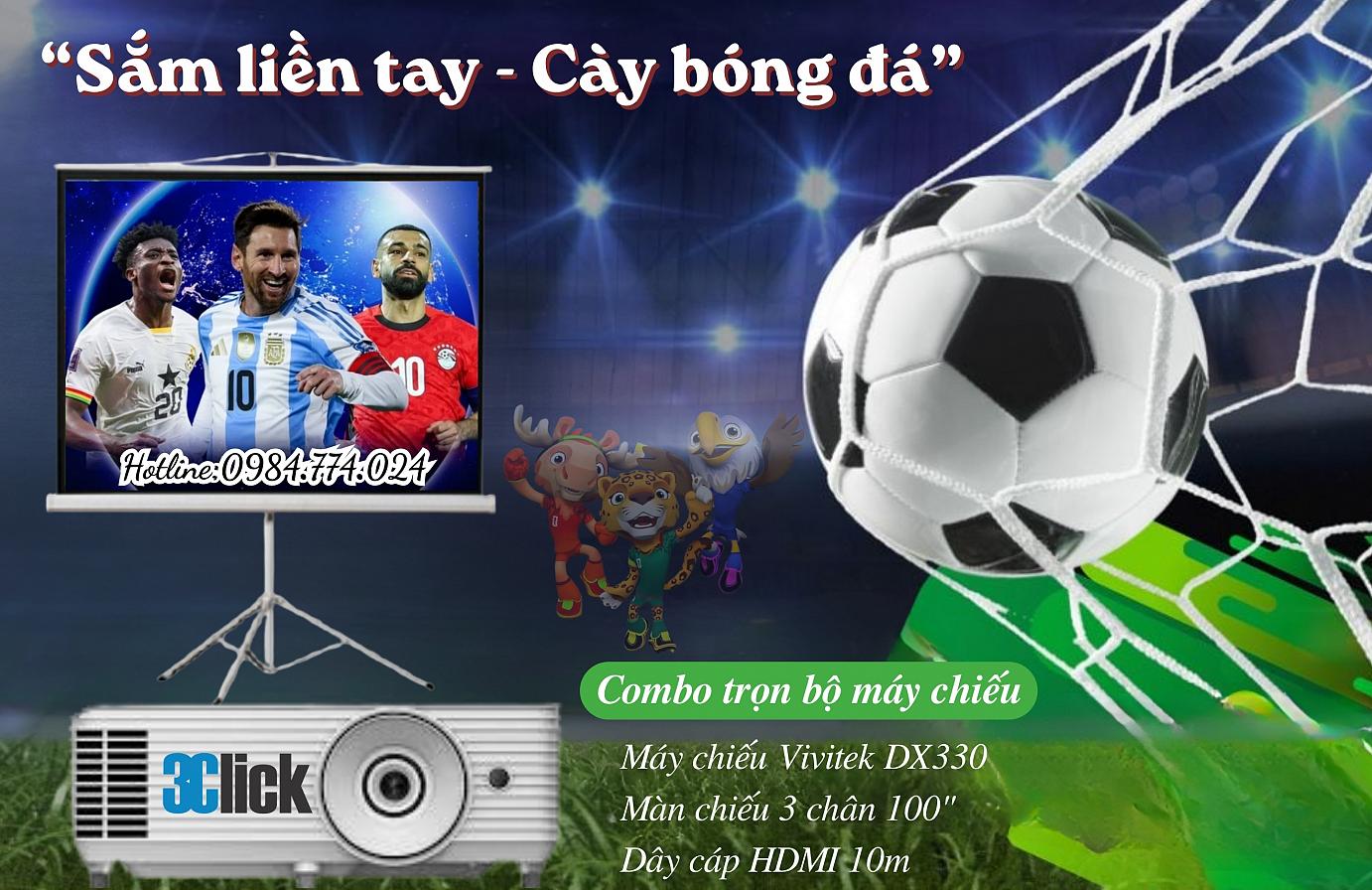 Combo Máy Chiếu Bóng Đá Vivitek DX330