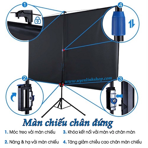 Màn chiếu 3 chân Lyscreen TEB-96S