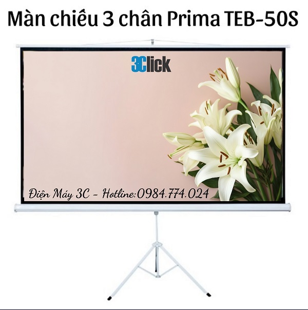 Màn chiếu 3 chân Prima TEB-50S