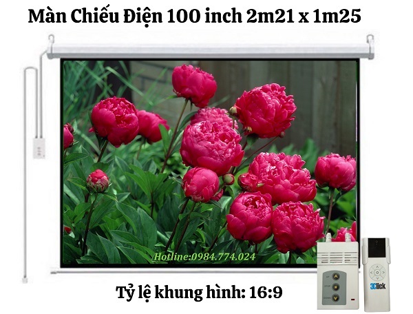 Màn Chiếu Điện 100 inch 2m21 x 1m25